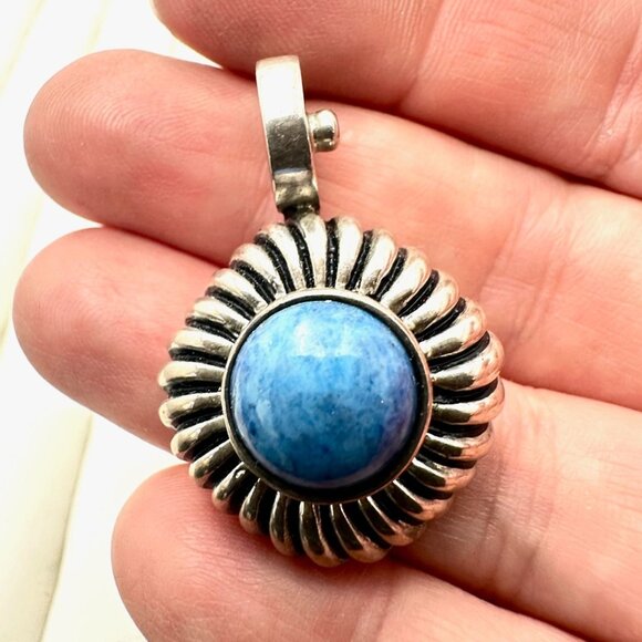 Joseph Esposito Reversible Sterling Silver Magnetic Pendant - Picture 2 of 3